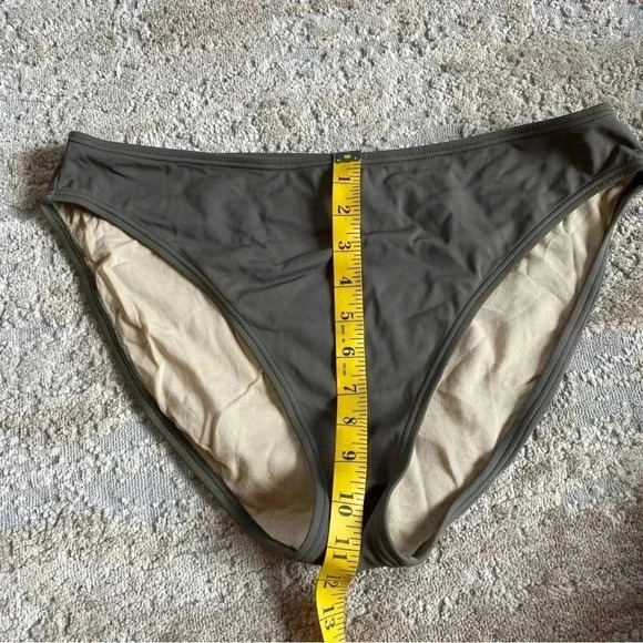Victoria's Secret Vintage Army Green Bikini Bottoms: Size XL - Picture 3 of 6